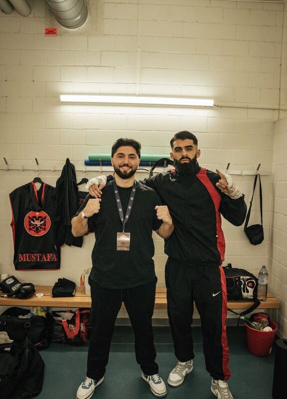 Albi Kqira mit Krenar Mustafi